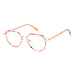 Montura de Gafas Unisex Polaroid PLDD455GDDB Dorado Ø 53 mm