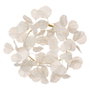 Ixia Corona Blanca de PVC para Jardín 35 x 35 cm