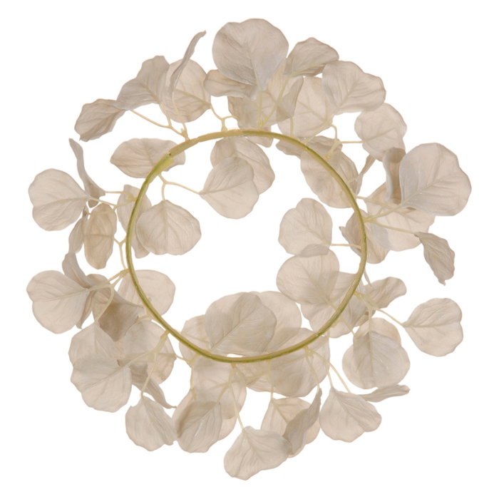 Corona Blanco Pvc Jardín 35 X 35 cm (Set de 4)