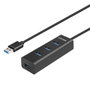 Hub usb-a activo unitek 5gbps, 4 puertos usb-a