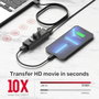 Hub usb-a activo unitek 5gbps, 4 puertos usb-a