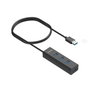 Hub usb-a activo unitek 5gbps, 4 puertos usb-a