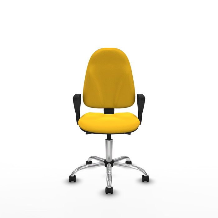 PIQUERAS Y CRESPO Silla de oficina Algarra Amarillo con mecanismo Asincro PIQUERAS Y CRESPO Silla de oficina Algarra Amarillo con mecanismo Asincro