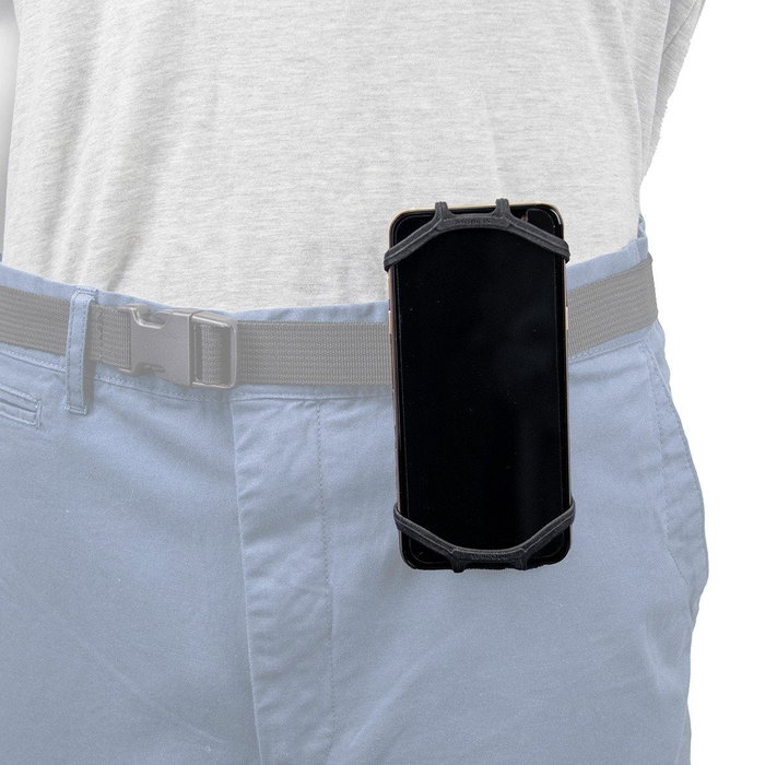 Mobilis 001359 Soporte Pasivo para Smartphone de Cinturón con Clip Negro