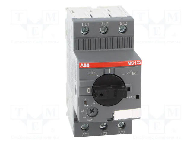 ABB MS132-1.0 Interruptor motorizado 0,25kW 208÷690VAC