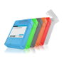 ICY BOX IB-AC602b-6 Funda de Protección para Disco Duro 3.5" – 6 Colores (Azul, Verde, Gris, Naranja, Rojo, Blanco)