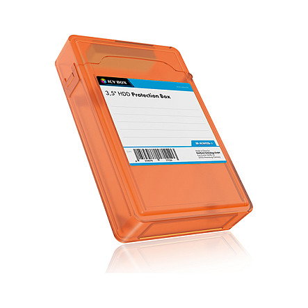 ICY BOX IB-AC602b-6 Funda de Protección para Disco Duro 3.5" – 6 Colores (Azul, Verde, Gris, Naranja, Rojo, Blanco)