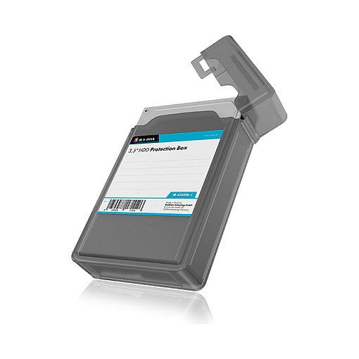 ICY BOX IB-AC602b-6 Funda de Protección para Disco Duro 3.5" – 6 Colores (Azul, Verde, Gris, Naranja, Rojo, Blanco)