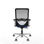 PIQUERAS Y CRESPO Silla de oficina Zulema con mecanismo Sincro/Traslack, Azul y Blanco