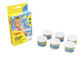 Pintura De Dedos Jovi 35 Ml (Bote) Estuche De 6 Pastel