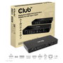 Club 3D Conmutador KVM 4K60Hz 2 Entradas USB-C, HDMI, DisplayPort, 3xUSB-A, 2xUSB-C, LAN, Negro