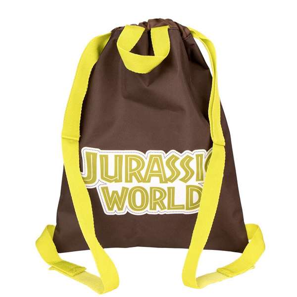Cerdá Saquito Escolar Jurassic Park, Mochila para Niños, Color Ocre