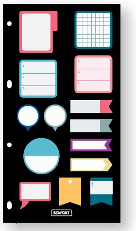 SENFORT Recambio Agenda Planner 140x260 Notas Adhesivas SENFORT Recambio Agenda Planner 140x260 Notas Adhesivas