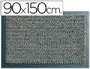 Paperflow Felpudo Antideslizante Antivpolvo Lavable Gris 90x150 cm
