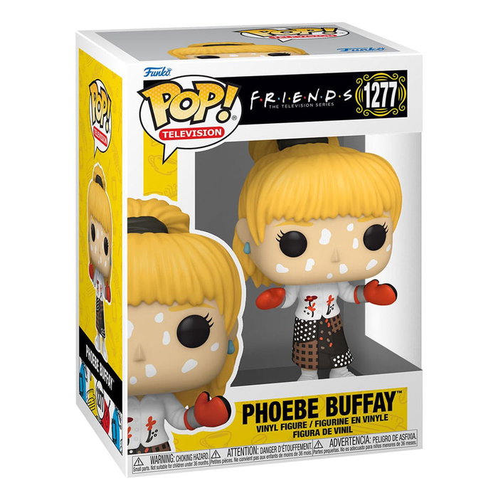 Funko POP! TV Friends Phoebe w/ Chicken Pox Figura de Vinilo