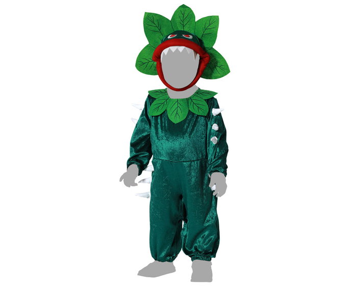 Atosa Disfraz de Flor Carnívora Verde y Roja con Capucha para Bebé Unisex