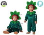 Atosa Disfraz de Flor Carnívora Verde y Roja con Capucha para Bebé Unisex