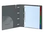 Safta Carpeblock Carpeta de Anillas DIN A4 Gris Oscuro con Recambio