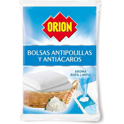 Orion Bolsa Antipolillas y Ácaros Aroma Ropa Limpia 20 uds Orion Bolsa Antipolillas y Ácaros Aroma Ropa Limpia 20 uds