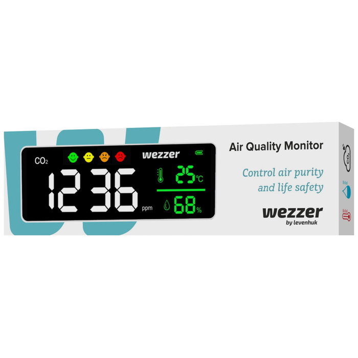 Levenhuk Wezzer Air MC50 Monitor de Calidad del Aire Levenhuk Wezzer Air MC50 Monitor de Calidad del Aire