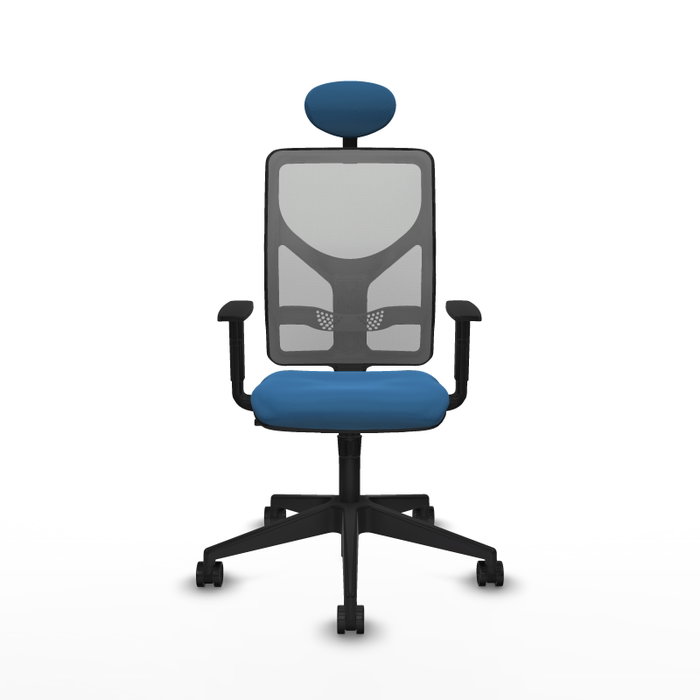 PIQUERAS Y CRESPO Silla de oficina Motilla con mecanismo Sincro, Azul claro y Gris PIQUERAS Y CRESPO Silla de oficina Motilla con mecanismo Sincro, Azul claro y Gris