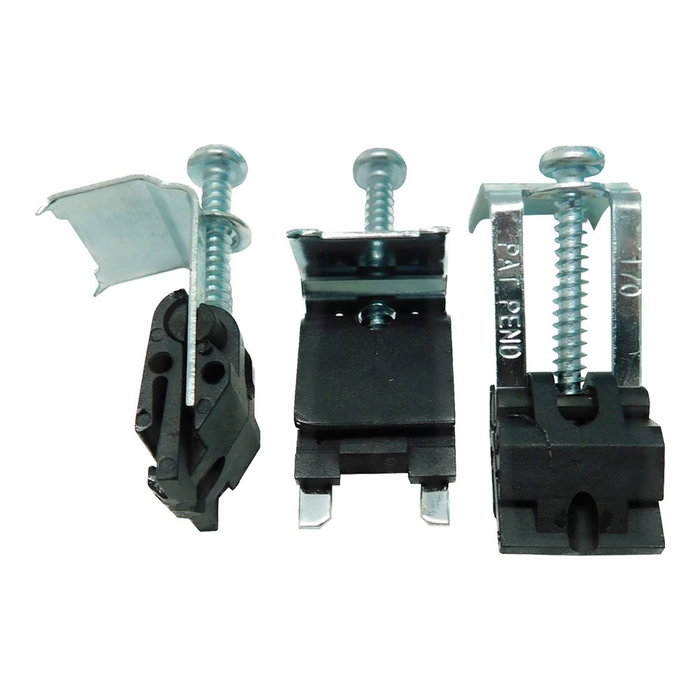Edm Grapas de sujeción para fregadero Grp04, acero niquelado, 47 x 18 mm, 6 uds Edm Grapas de sujeción para fregadero Grp04, acero niquelado, 47 x 18 mm, 6 uds
