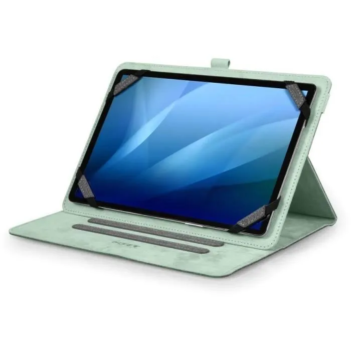 Port Designs Universal Folio 400713 YOSEMITE para Tabletas 9" a 11" - Funda Protectora Ecorresponsable en Color Gris