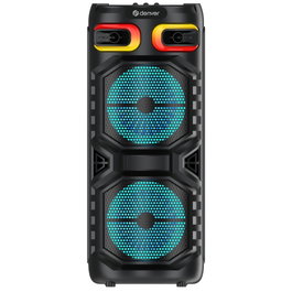 Denver BPS-355 black Altavoz para fiestas con Bluetooth y luces LED