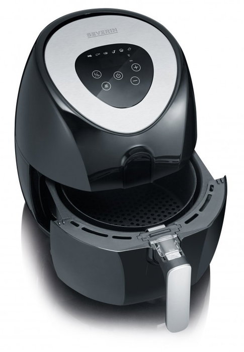 Severin FR 2430 Freidora de aire caliente 3,2 L Negro/Acero inoxidable Severin FR 2430 Freidora de aire caliente 3,2 L Negro/Acero inoxidable