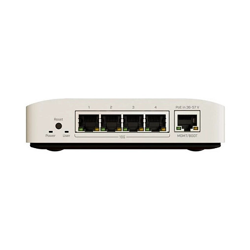 Mikrotik crs304-4xg-in cloud router switch 4x ethernet 1g/2,5g/5g/10g, routeros l5 o switchos (arranque dual), caja de sobremesa