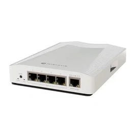 Mikrotik CRS304-4XG-IN Switch 10G Ethernet de 4 Puertos con PoE y RouterOS L5/SwitchOS (Arranque Dual), Blanco, Caja de Sobremesa