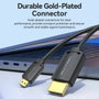 Vention Cable HDMI 4K AGHBF HDMI macho a Mini HDMI macho 1m negro