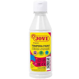 Jovi Témpera Líquida Blanco Botella De 250 mL Base Agua Secado Rápido Fácil De Lavar