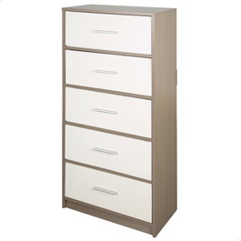 Color Baby Max Home-Mueble Cómoda 5 Cajones 58X30X112 Cm