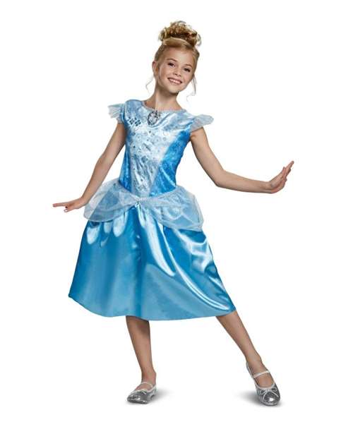 Liragram Disfraz infantil Disney Princesa Cenicienta Classic, Azul, 7-8 Años Liragram Disfraz infantil Disney Princesa Cenicienta Classic, Azul, 7-8 Años