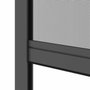 Moustikit Mosquitera para ventana en aluminio gris antracita - Cortable en ancho y alto (125 x 145 cm)
