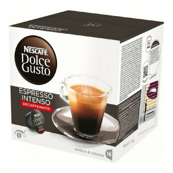 Dolce Gusto Espresso Intenso Descafeinado Intensidad 7 Caja de 16 Unidades