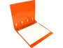 Liderpapel Carpeta con Recambio A4 Cuadro 5mm 100 Hojas 80g Polipropileno 4 Anillas 25mm Naranja
