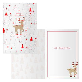 Christmas Dohe 115X170 Deer (Set de 6)