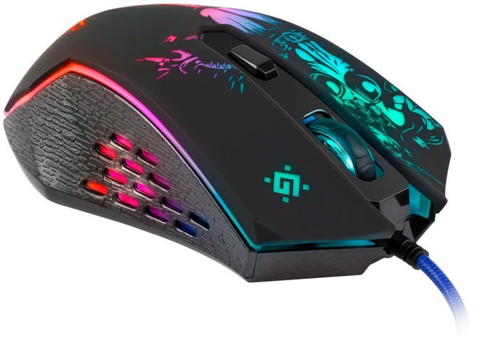 Defender Sin'Sister GM-933 Ratón Gaming Negro