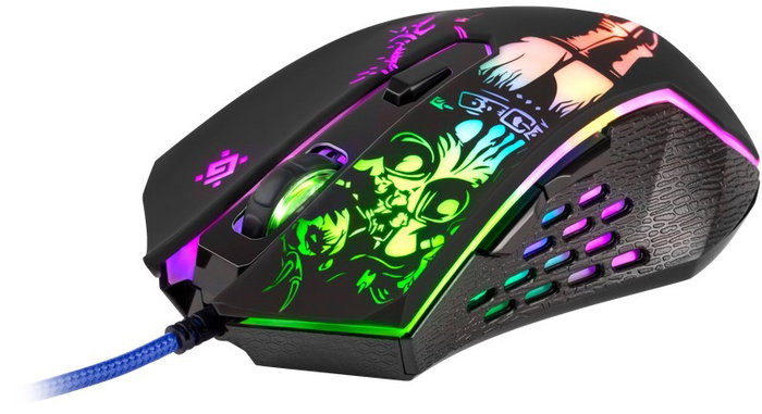 Defender Sin'Sister GM-933 Ratón Gaming Negro
