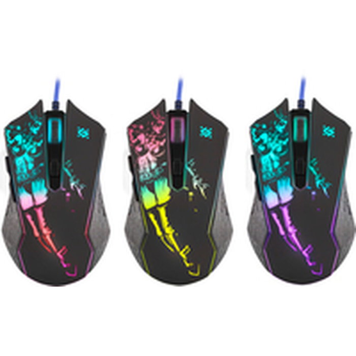 Defender Sin'Sister GM-933 Ratón Gaming Negro