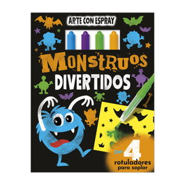 Saldaña, Monstruos divertidos. Arte con spray - Saldaña