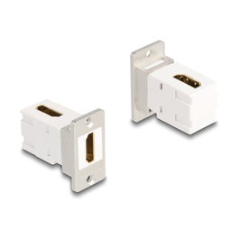 DeLOCK 67167 Módulo Keystone HDMI Hembra a Hembra 90° 8K