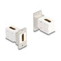 DeLOCK 67167 Módulo Keystone HDMI Hembra a Hembra 90° 8K