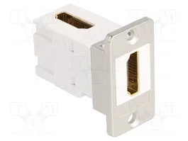DeLOCK 67167 Módulo Keystone HDMI Hembra a Hembra 90° 8K