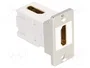 DeLOCK 67167 Módulo Keystone HDMI Hembra a Hembra 90° 8K