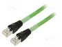 TELEGÄRTNER Patch cord Cat 6a S/FTP 5m Verde