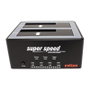 ROLINE Docking Station USB 3.2 Gen 1 para HDD/SSD SATA de 2,5 y 3,5 pulgadas con función de clonación