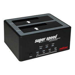 ROLINE 16.01.4122 Docking Station para HDD/SSD SATA de 2,5 y 3,5 pulgadas